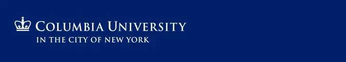Columbia University Trademark in White on Navy