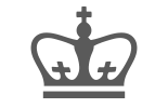 Columbia University crown in gray
