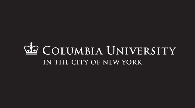 Columbia University Trademark in White on Black Columbia University Trademark in White on Black