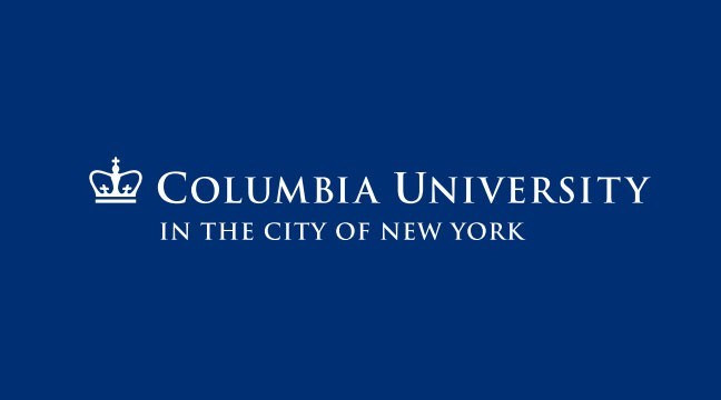 Columbia University Trademark in White on Blue Columbia University Trademark in White on Blue