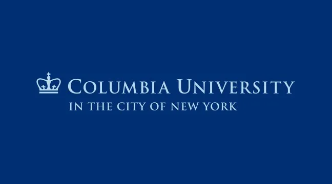 Columbia University Trademark in Blue on Navy