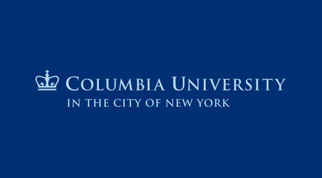 Columbia University Trademark in Blue on Navy Columbia University Trademark in Blue on Navy