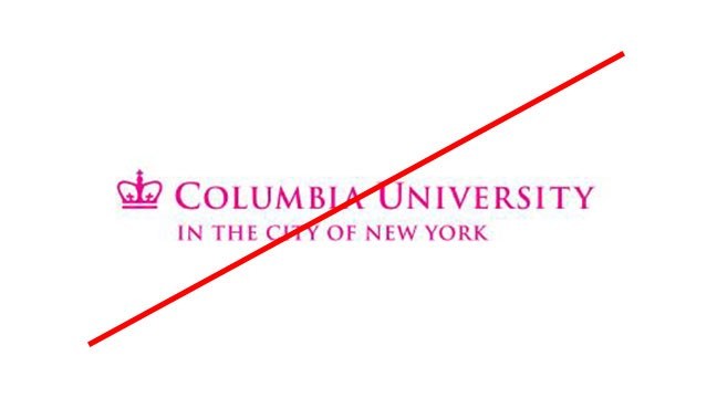 Columbia University Trademark in unapproved color Columbia University Trademark in unapproved color
