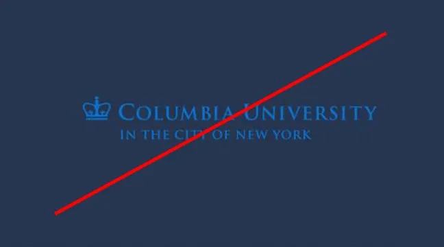 Columbia University Trademark on a Similar Color