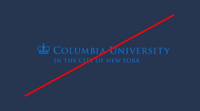 Columbia University Trademark on a similar color Columbia University Trademark on a similar color